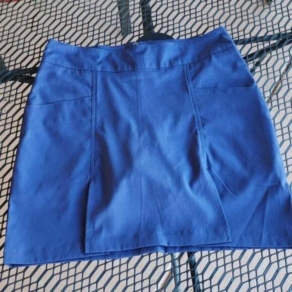 Antigua Desert Dry Womens Blue Golf Skort Size 6 Activewear Performance‎ Mini